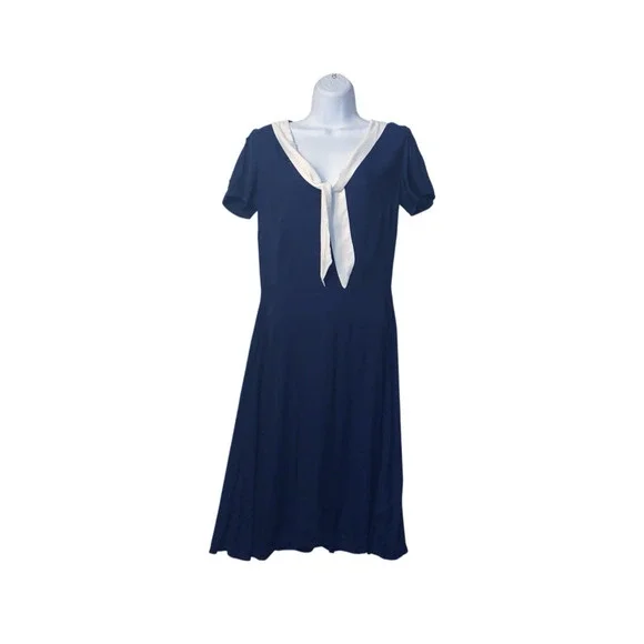 Reformation Este Sailor Nautical Dress sz 6 - Picture 9 of 12